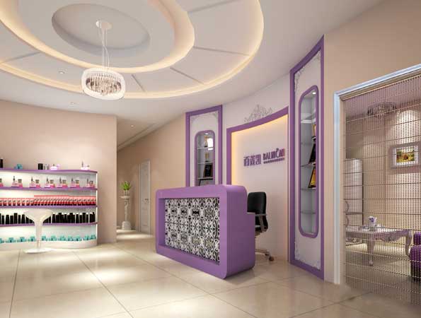 130平米知名美容院设计 | 百莲凯