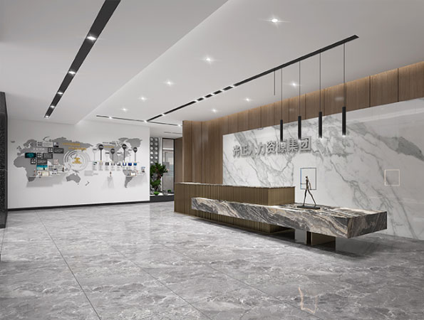 1600平米深圳办公室改造装修效果图 | 光正人力资源